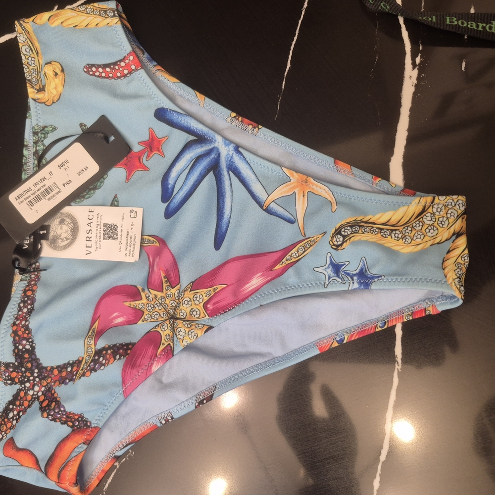 Versace Starfish Print Bikini Bottom